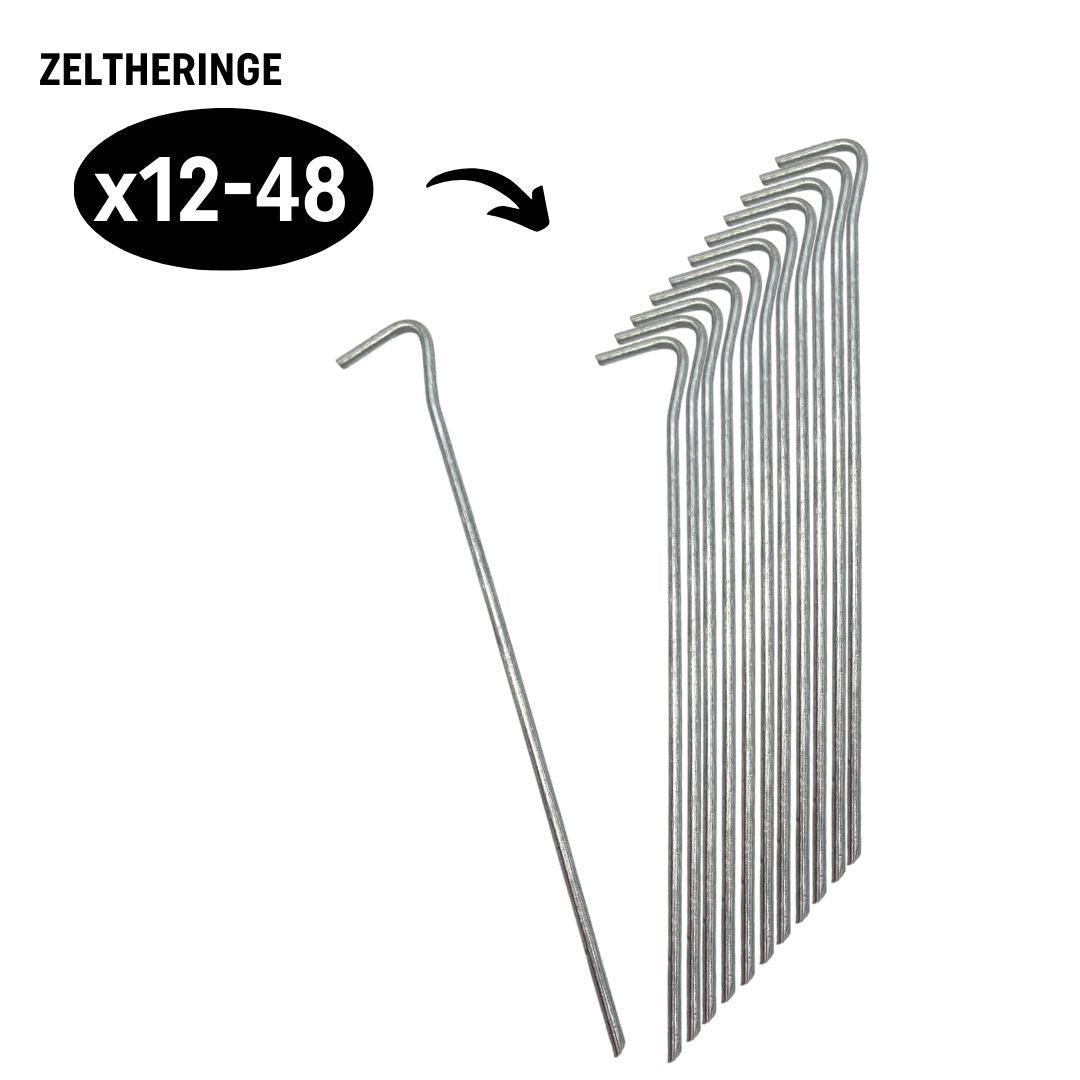 Anti-Rost Zeltheringe - für Zelte & Camping - 23cm lang / extra stark